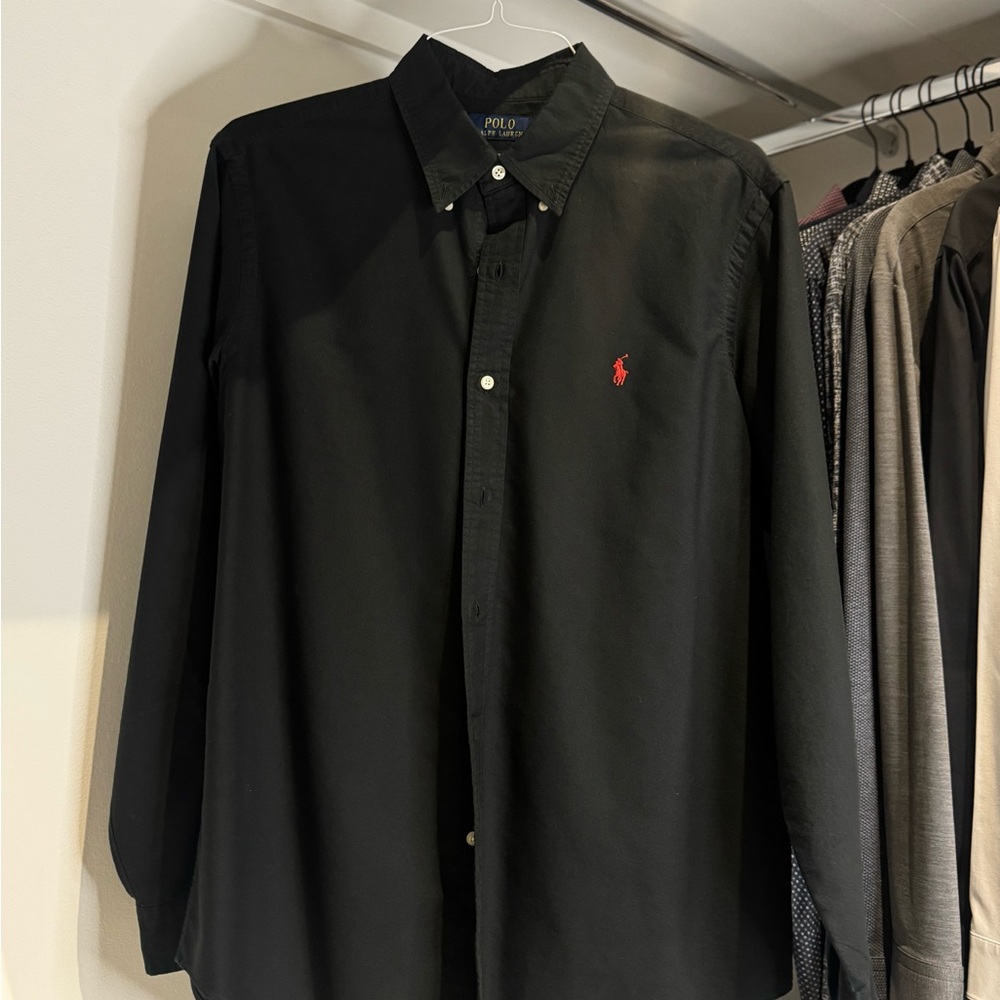 Ralph Lauren Black Casual Button Down Shirt